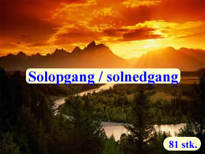 Solopgang / solnedgang